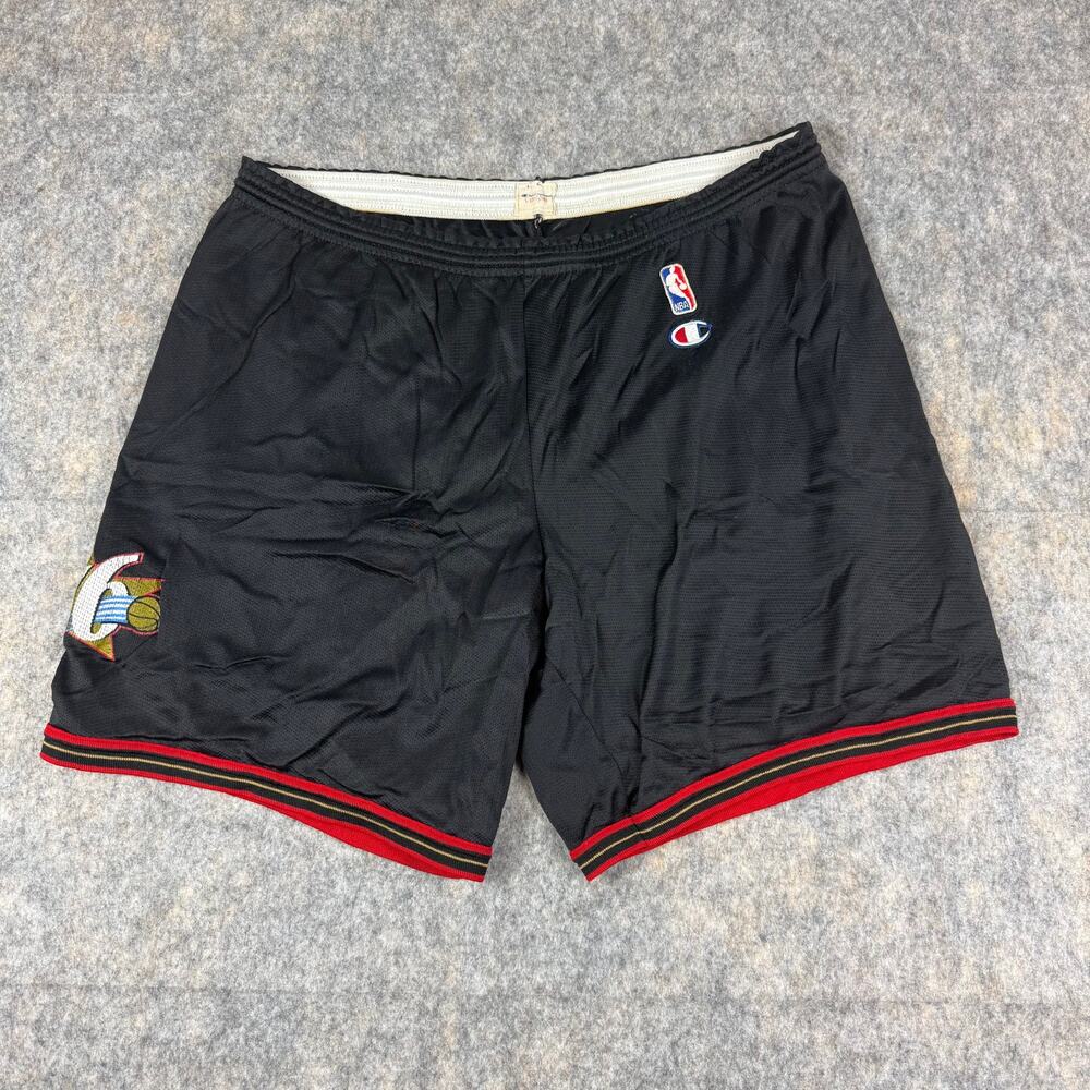 Vintage Champion Philadelphia 76ers 1990s NBA Shorts